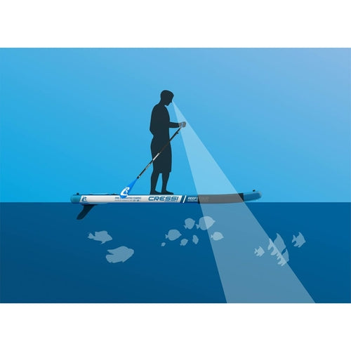 Paddle Surf Board Reef Window Cressi-Sub 10,2" Blue